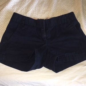 Jcrew 3” chino shorts. Navy. Size 0.